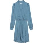 Reduzierte Blaue Zadig & Voltaire Mini Herzförmige Bandage-Kleider & Bodycon-Kleider aus Satin enganliegend für Damen Größe XS 