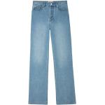 Reduzierte Hellblaue Zadig & Voltaire Jeans-Schlaghosen Metallic aus Baumwolle für Damen 