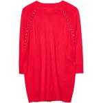 Zadig & Voltaire, Strickkleidung, Fierce Red Cashmere Sweater Red, Damen, Größe: S