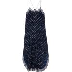 Zadig & Voltaire, Marineblaues Maxi Day Kleid mit Flügeldruck Blue, Damen, Größe: M