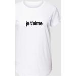 Weiße Zadig & Voltaire T-Shirts aus Baumwolle für Damen Größe L 