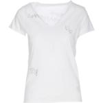 Reduzierte Weiße Motiv Zadig & Voltaire T-Shirts aus Baumwolle für Damen Größe XS 