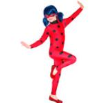 Rote Miraculous – Geschichten von Ladybug und Cat Noir Marienkäfer-Kostüme aus Jersey für Kinder 
