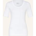 Weiße Zaida T-Shirts aus Baumwolle für Damen Größe M 
