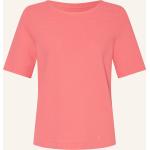 Lachsfarbene Zaida T-Shirts aus Baumwollmischung für Damen Größe S 