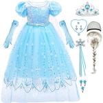 Blaue Die Eiskönigin Elsa Faschingskostüme & Karnevalskostüme aus Baumwolle für Kinder Größe 122 