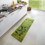 Zala Living Küchenläufer Olive Grün/Schwarz 50x150 cm (BxT) Webstoff