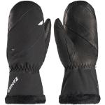 Schwarze Elegante Zanier Damenfäustlinge & Damenfausthandschuhe aus Leder Größe 7.5 