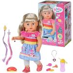 BABY born Sister Play & Style 43cm, Puppe mit Haaren und 6 Funktionen für Kinder ab 4 Jahren, funktioniert ohne Batterie, 830345 Zapf Creation
