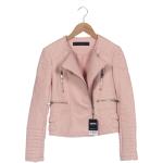 Reduzierte Pinke Zara Kunstlederjacken aus Kunstleder für Damen Größe XS für den für den Winter 