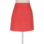 Reduzierte Rote Zara Leinenröcke aus Leinen für Damen Größe S für den für den Sommer 