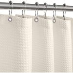 Reduzierte Cremefarbene Textil-Duschvorhänge aus Textil 