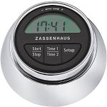 Zassenhaus Digital-Timer SPEED Retro-Kurzzeitmesser - Praktisch und Stilvoll - Silber