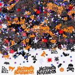 Schwarze Halloween Dekofiguren mit Halloween-Motiv Glänzende 
