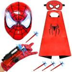 Reduzierte Rote Spiderman Masken aus Filz für Kinder 