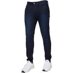 Blaue Super Skinny Stretch-Jeans aus Denim für Herren Weite 32 für Partys für den für den Sommer 