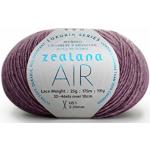 Zealana AIR Lace Mauve Garn, Wolle, rosa, 10 x 13