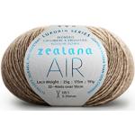 Zealana AIR Lace Natural Garn, Wolle, beige, 10 x