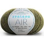 Zealana AIR Lace Olive Garn, Wolle, grün, 10 x 13