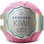 Zealana Kiwi Lace Weight Aurora Garn, Wolle, rosa, 10 x 13 x 8 cm, 199