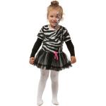Pinke Buttinette Zebra-Kostüme aus Kunstfell für Kinder Größe 104 