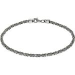 Beige Zeeme Königsarmbänder & Königsketten Armbänder poliert aus Silber für Damen 