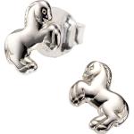 Silberne Zeeme Pferde Ohrringe mit Tiermotiv 