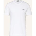 Weiße Ermenegildo Zegna T-Shirts aus Baumwolle für Herren Übergrößen 