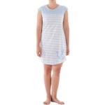 Hellblaue Maritime Ärmellose Mini Rundhals-Ausschnitt Minikleider & kurze Kleider für Damen Größe XXL 