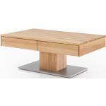 Silberne Moderne Fun-Möbel Massivholz-Couchtische geölt aus Massivholz Breite 100-150cm, Höhe 0-50cm, Tiefe 50-100cm 