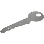 Reduzierte Graue Schlüsselbretter & Schlüsselboards aus Metall 