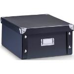 Zeller Aufbewahrungsbox 9,6 l schwarz 26,0 x 31,0 x 14,0 cm