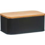 Schwarze Moderne Zeller Brotkästen & Brotboxen matt aus Metall 