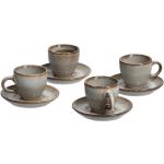 Dunkelbraune Zeller Kaffeetassen-Sets aus Keramik lebensmittelecht 8-teilig 