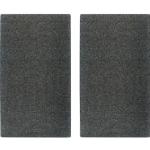 Anthrazitfarbene Moderne Zeller Herdabdeckplatten aus Granit 2-teilig 