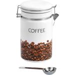 Braune Moderne Zeller Kaffeedosen aus Edelstahl mit Löffel 