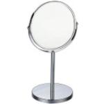 Silberne Zeller Runde Schminkspiegel & Kosmetikspiegel 17 cm aus Silber doppelseitig 