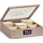 Zeller Teeboxen aus Holz mit Deckel 