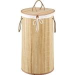 Beige Zeller Wäschesammler & Wäschesortierer aus Bambus 