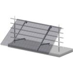 Zelsius Universal Solarmodul Balkonhalterung Set winkelverstellbar (SOMO5)