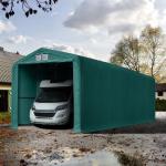 Zeltgarage Lagerzelt Garagenzelt PRO 3, 6x8, 4x2, 68m PVC, Grün