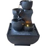 Reduzierte Schwarze Zimmerbrunnen Feng Shui aus Kunstharz 