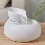 Reduzierte Weiße Katzenbrunnen & Katzentränken aus Keramik 