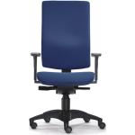 Blaue Gernot-M. Steifensand Ergonomische Bürostühle & orthopädische Bürostühle  aus Stoff höhenverstellbar 