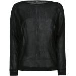 Schwarze Zero Fledermaus-Pullover für Damen 