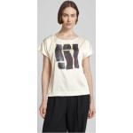 Offwhitefarbene Zero T-Shirts aus Polyester für Damen Größe M 