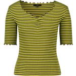 Grüne Zero V-Ausschnitt T-Shirts für Damen Größe M 
