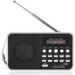 Portable Radio Digital Radio Tragbare HiFi Musik Lautsprecher Unterstützung FM Radio TF SD Karte USB AUX w/Display Welt Universal FM 87.5-108