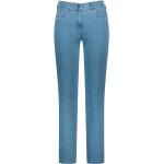 Zerres -  Damen 5-Pocket Jeans mit Dehnbund und geradem Bein, Greta (06797 511), Größe:36, Farbe:bleached (63), Länge:Normal