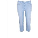 Blaue Bestickte Zerres Jeans mit Stickerei aus Denim für Damen Größe S 